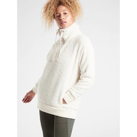 Athleta Jackets & Blazers - NWT Athleta Talus Sherpa Half Zip Jacket